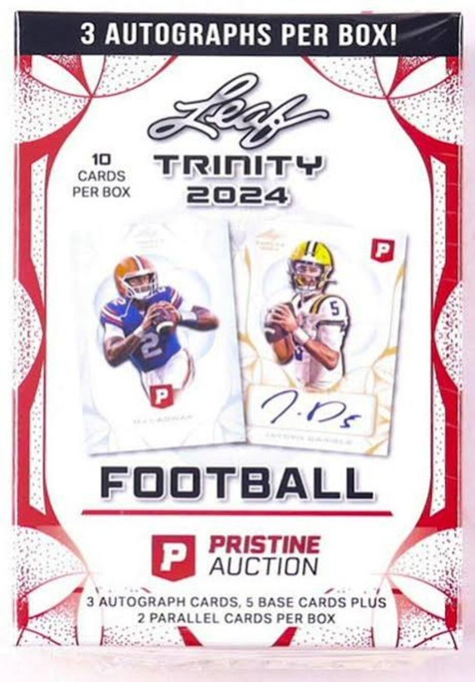 2024 Leaf Trinity NFL Football Sealed Case 20 Blaster Boxes 60 Autographs
